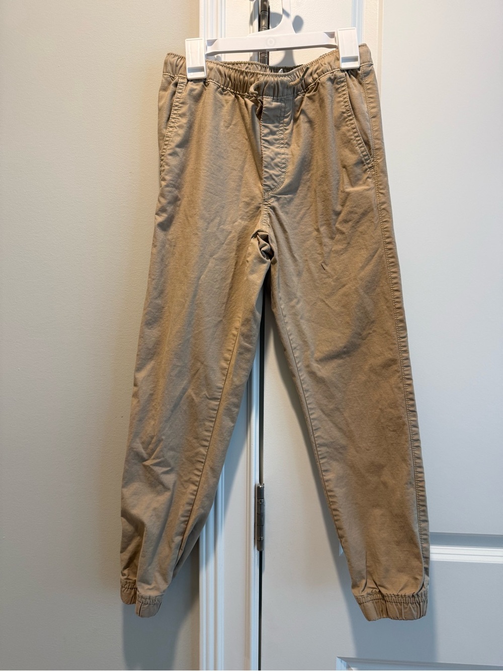 Gap kids Elastic-Waist Jogger Pants - Tan